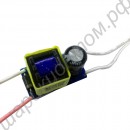 LED драйвер для светодиодов 3-4х3Вт 600мА