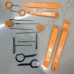 Набор инструментов для демонтажа обшивки и пластиковых деталей автомобиля (12 предметов)