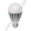 Светодиодная лампа (LED) Е27 12Вт (аналог лампы накаливания 75Вт), шар матовый