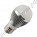 Светодиодная лампа (LED) Е27 15Вт (аналог 100Вт лампы накаливания), шар матовый