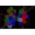Светящиеся шары диаметром 30 см/12 дюймов (наполненные гелием) синего, красного, жёлтого, зелёного и белого цветов